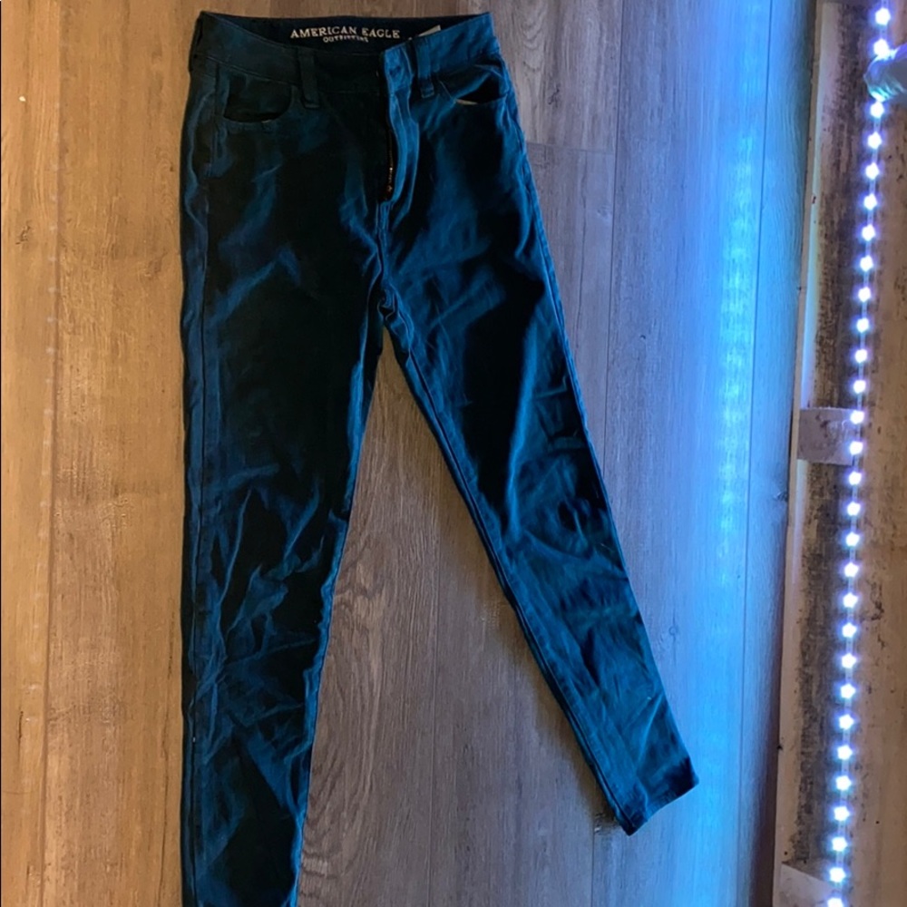 forest green jeans